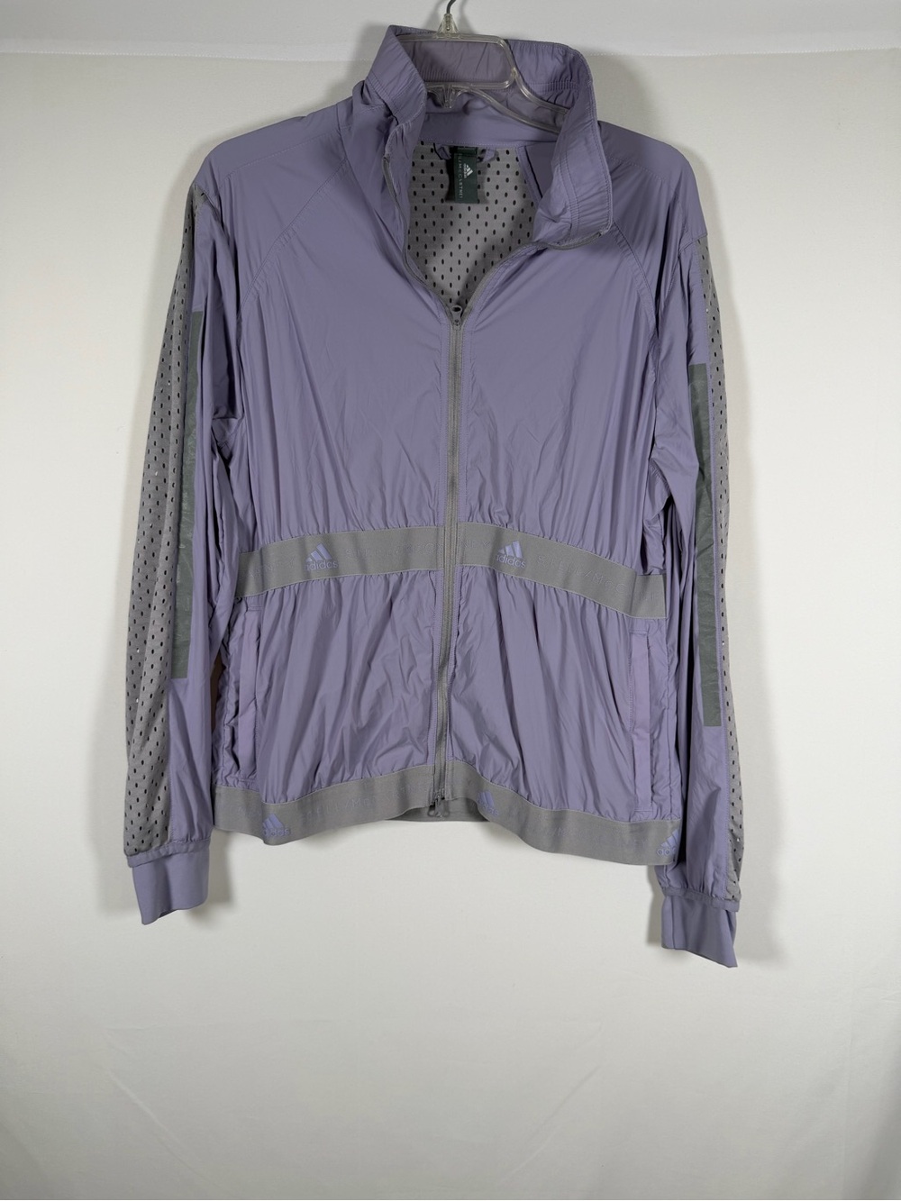 Adidas by Stella McCartney Run Light Lavender Lightweight Utility Jacket
